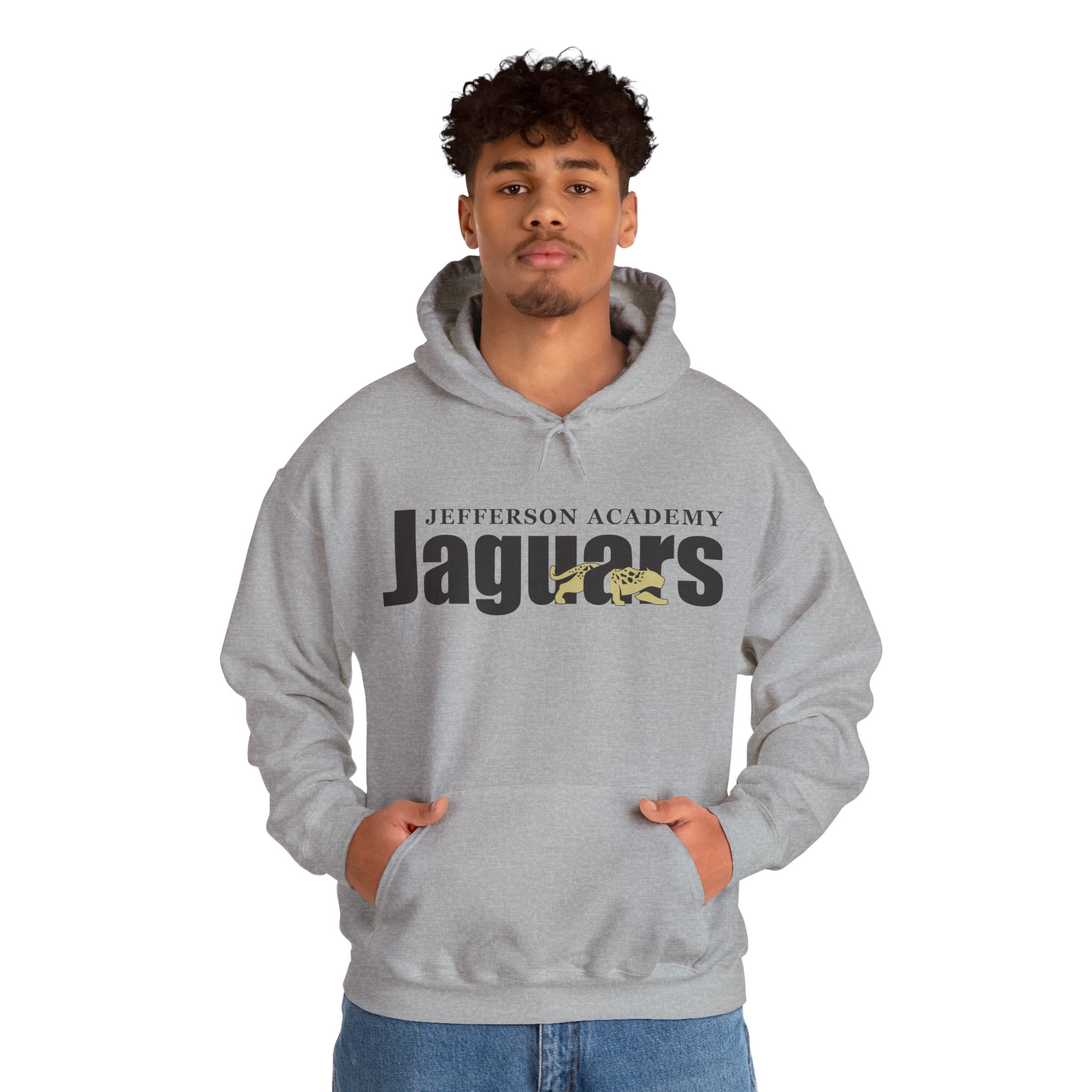 JA Jaguars with Back Name Unisex Heavy Blend™ Hooded Sweatshirt - Image 19