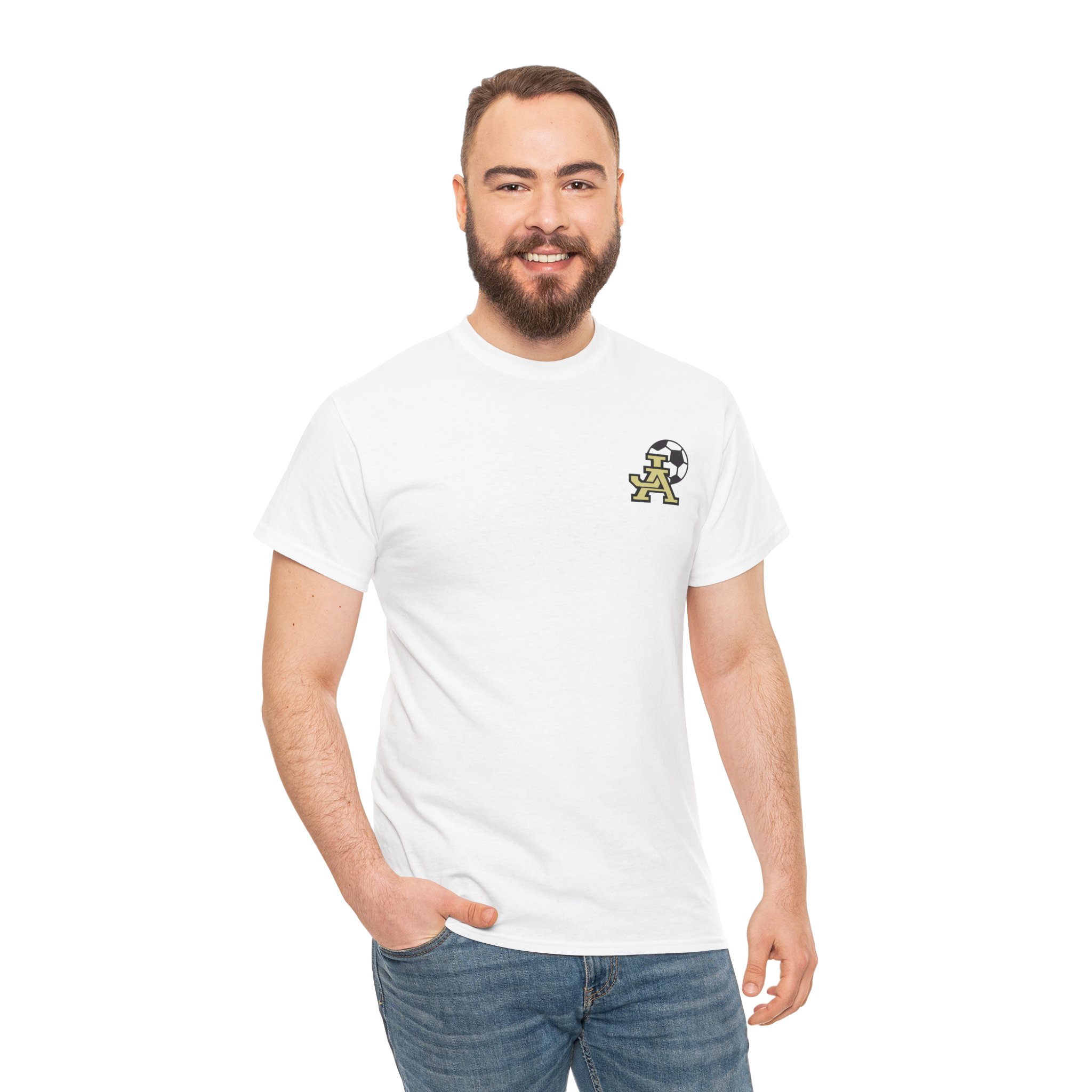 JA Soccer Shirt Heavy Cotton Unisex Tee - Image 27
