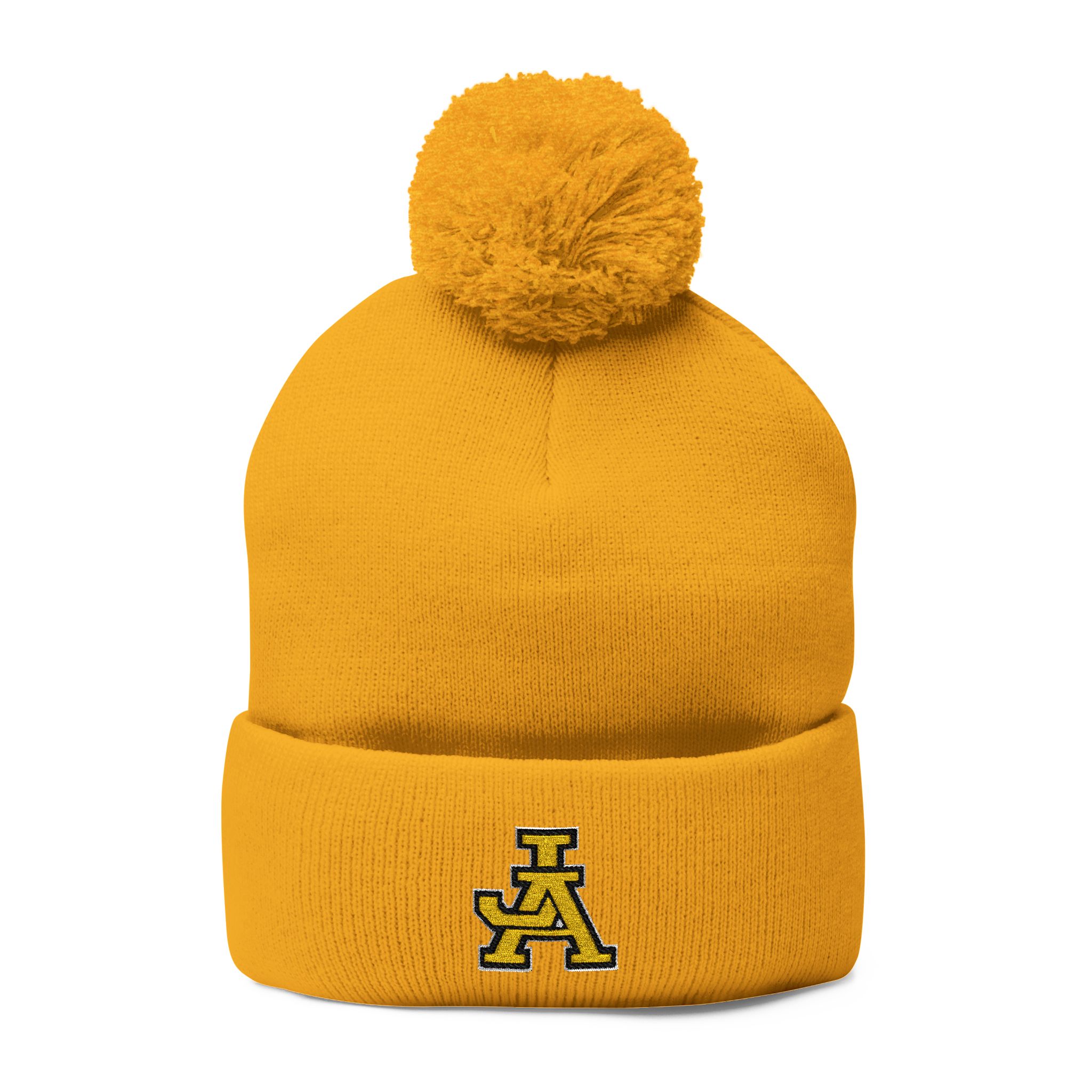 JA Embroidered Pom-Pom Beanie - Image 5
