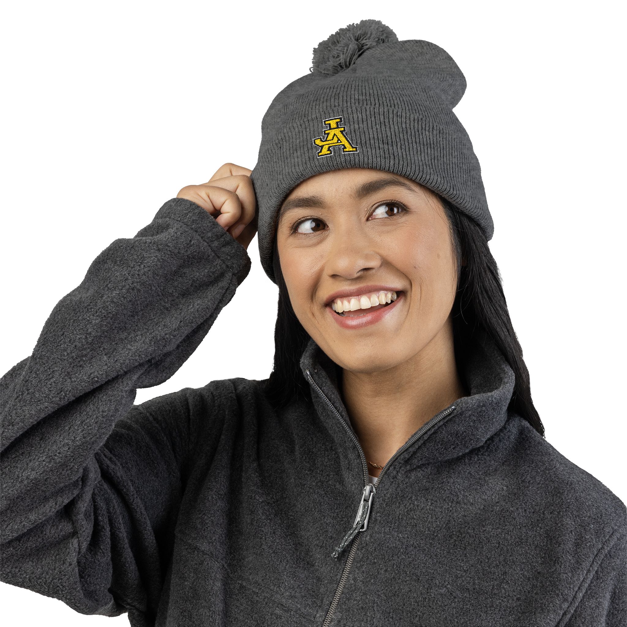 JA Embroidered Pom-Pom Beanie - Image 19