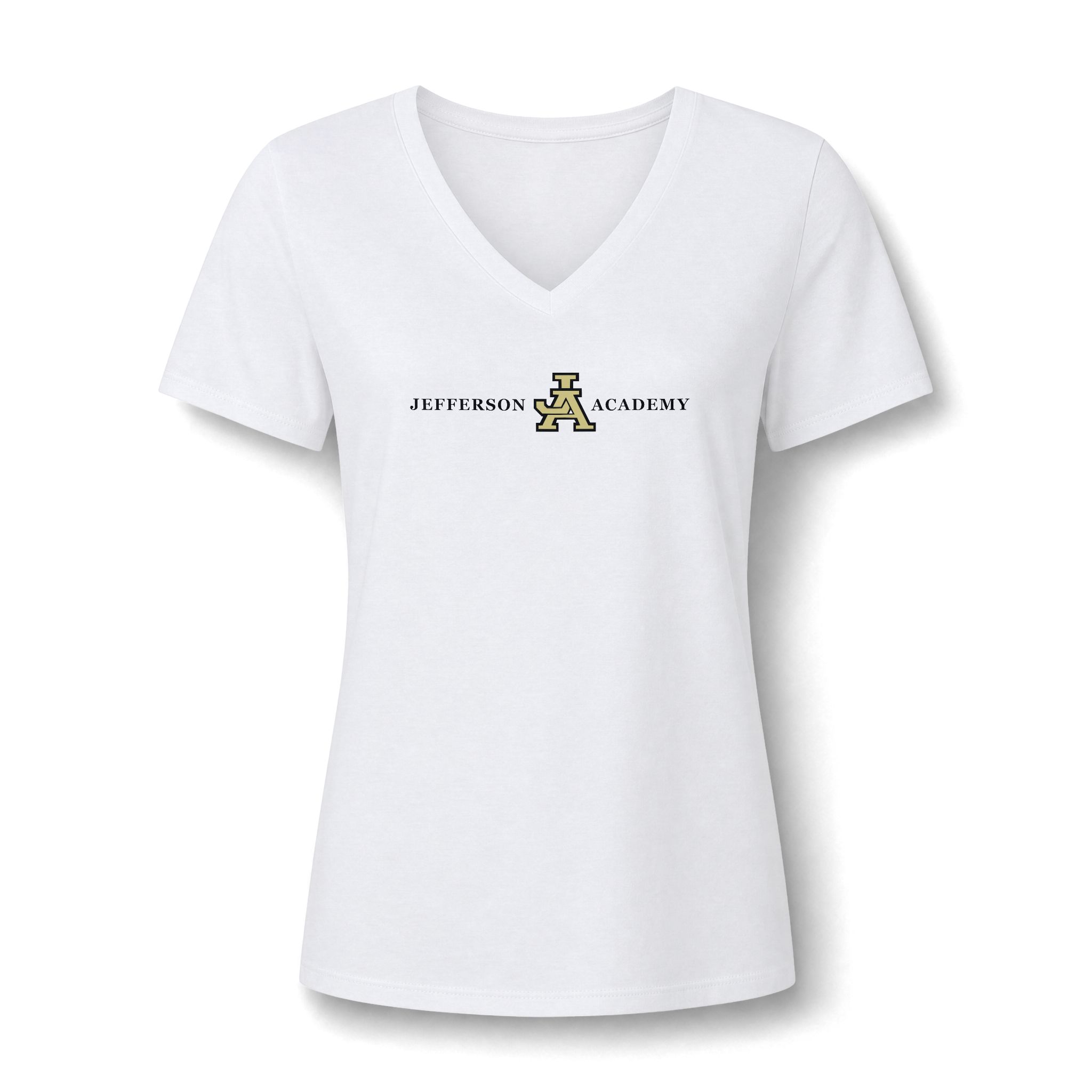 Jefferson Academy Women's V-Neck Tee - Image 4
