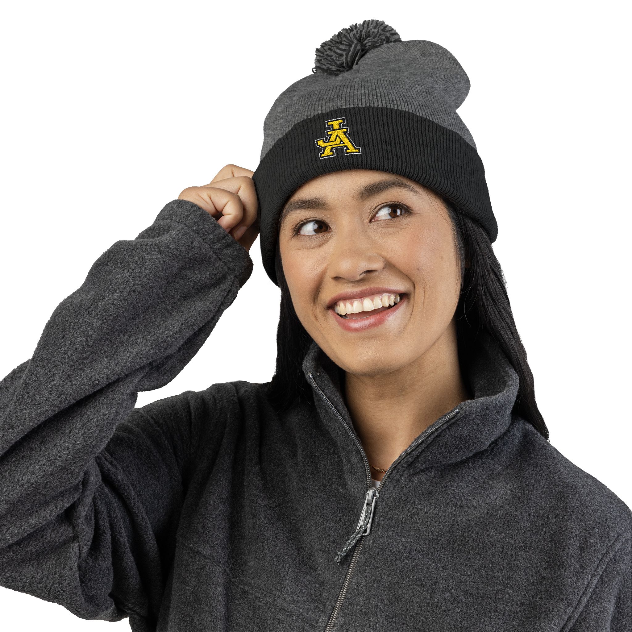 JA Embroidered Pom-Pom Beanie - Image 15